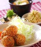 和風コロッケの献立