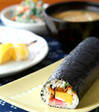 節分の巻き寿司(恵方巻き)の献立