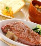 ペッパーステーキの献立