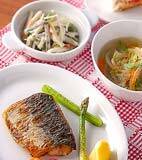 サワラのムニエルの献立