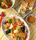 春キャベツの八宝菜の献立