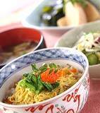 春の蒸し寿司の献立