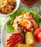 春キャベツのコロッケの献立