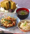 「タケノコご飯」の献立