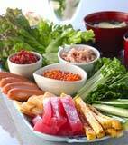 手巻き寿司の献立