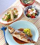 アジの煮付けの献立