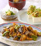 豚とナスの甘みそ炒めの献立