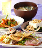 小アジの南蛮漬けの献立