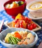 白菜と厚揚げの煮物の献立