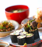 そば巻きの献立