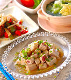 マグロ香味ダレの献立