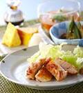 「鶏肉の塩マリネ焼き」の献立