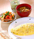 和風オムライスの献立