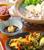 おさつのかき揚げの献立