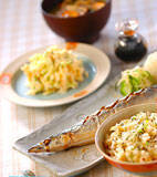 ショウガ風味のおこわの献立