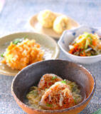 焼きおにぎりあんかけの献立