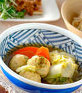 「鶏肉団子の煮物」の献立