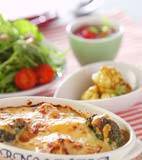 エビマカロニグラタンの献立