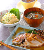 連子鯛の煮付けの献立