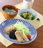 サバのセサミ揚げの献立