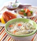 カキのシチューの献立