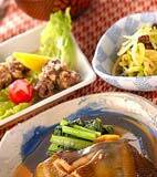 カレイの煮付けの献立