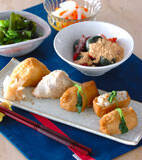 根菜サクサクいなり寿司の献立