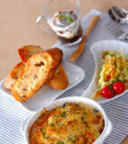 ホウレン草のグラタンの献立