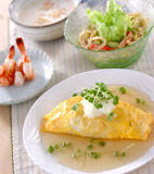 和風オムライスの献立