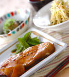 カラスガレイの煮付けの献立