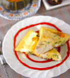 ゴーヤオムレツの献立