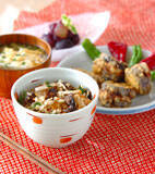 松茸ご飯の献立