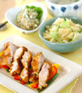「鶏肉のカレー風味焼き」の献立