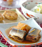 サンマのショウガ煮の献立