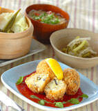 タラコロッケの献立