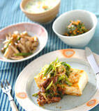 豆腐ステーキの献立