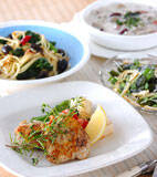 ハーブチキンの献立