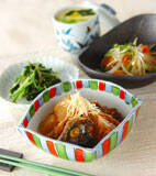 定番！こっくり味のブリ大根の献立