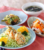 エビのマヨ和えの献立