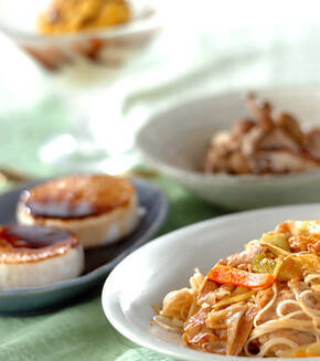 すき焼き風素麺の献立