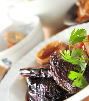 ナスの洋風揚げ浸しの献立