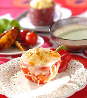 パプリカレードリアの献立