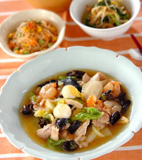 中華料理の定番！基本の八宝菜の献立