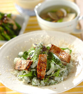 キハダマグロのイタリアン丼の献立