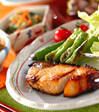 ブリの中華風串焼きの献立