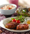 「納豆バーグ」の献立