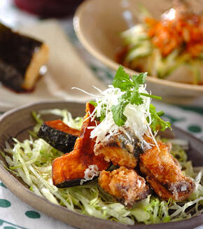 サバの竜田揚げの献立