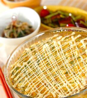 卵とツナのふんわり焼きの献立