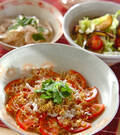 「トマトとジャコの冷やし中華」の献立
