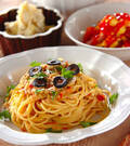 「トマトのクリームパスタ」の献立
